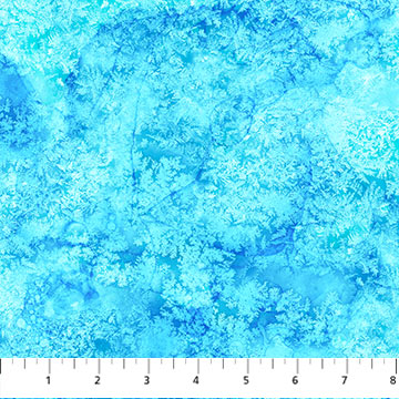 Illuminations Frosted Texture Turquoise Deborah Edwards and Melanie Samra Northcott Cotton Fabric