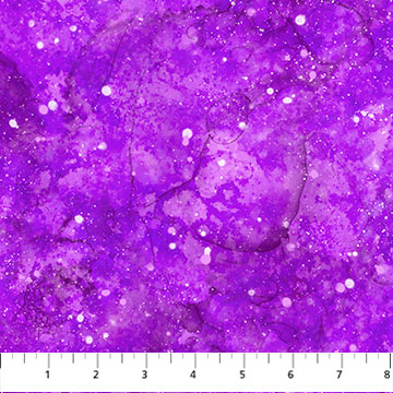 Illuminations Starry Sky Magenta Purple Deborah Edwards and Melanie Samra Northcott Cotton Fabric