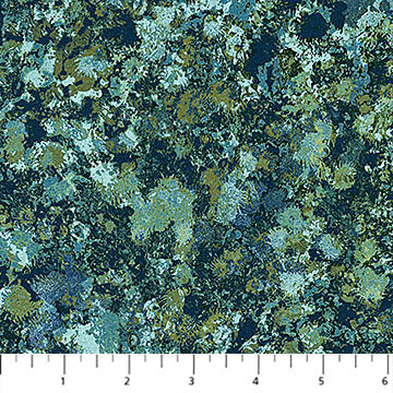 Imprint FLANNEL Texture Dark Blue Teal Northcott Cotton FLANNEL Fabric NC-F29214-48