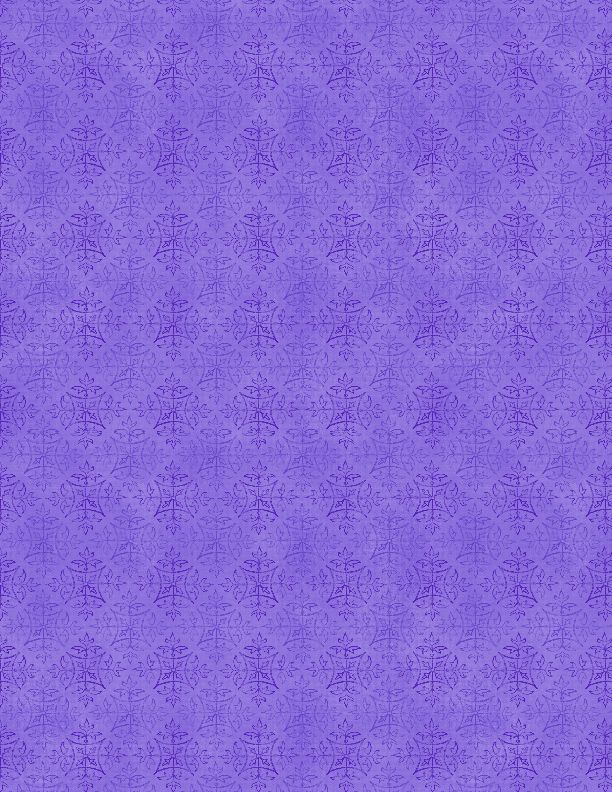 In Bloom Medallions Purple Nancy Mink Wilmington Prints Cotton Fabric