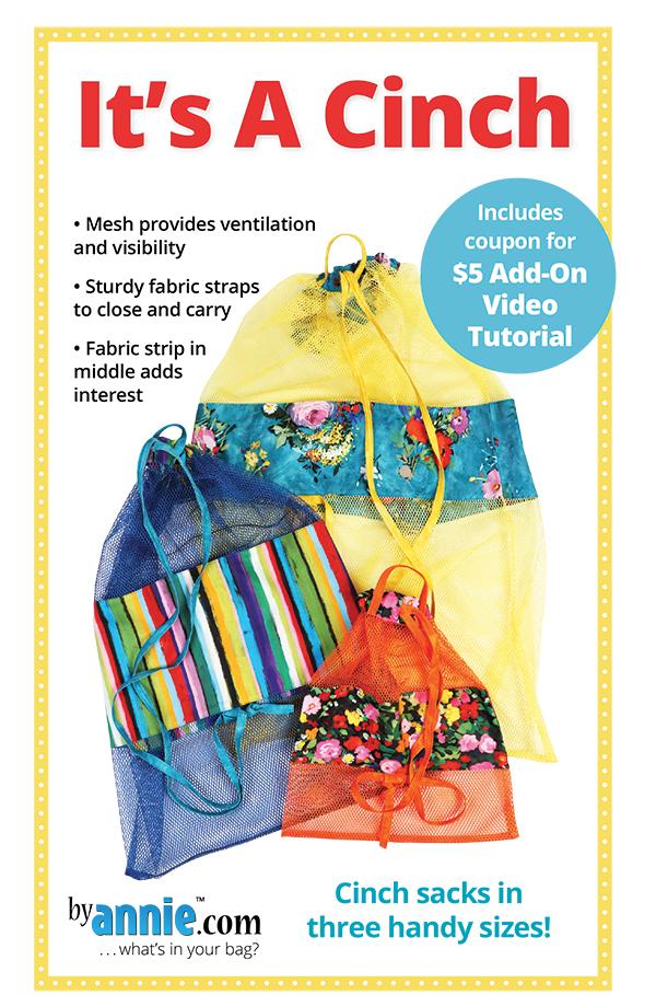 It's A Cinch Bag / Tote Pattern Annie Unrein Patterns By Annie PBA-286