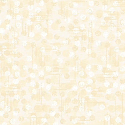 Ivory Tonal Texture Blender Jot Dot Blank Quilting Cotton Fabric