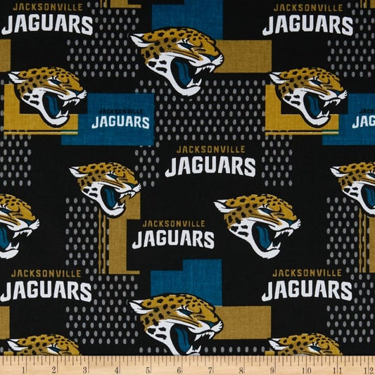 Jacksonville Jaguars NFL Football Cotton Fabric