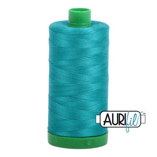 Jade Green 40 wt 1094 yd Large Spool Aurifil Cotton Quilting Thread AF-MK40SC6-4093