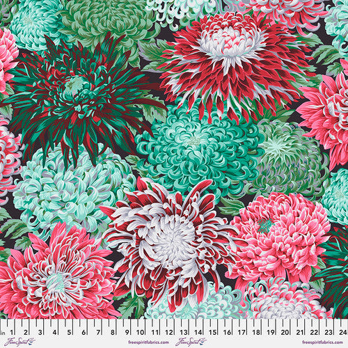 Japanese Chrysanthemum Blush Philip Jacobs Classics Kaffe Fassett Collective Free Spirit Cotton Fabric FS-PWPJ041.BLUSH