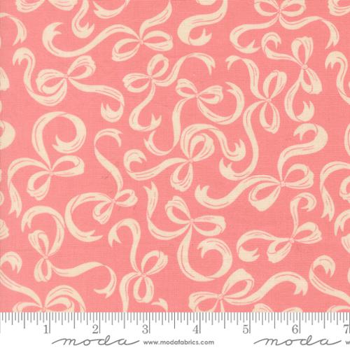Je Taime Tie A Bow Novelty Bows Blossom Pink Stacy Iest Hsu Moda Cotton Fabric MD-20996-13