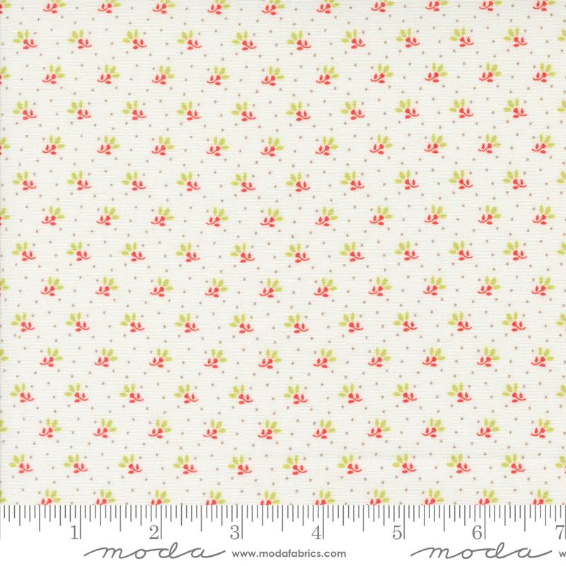 Jelly & Jam Ditsy Small Floral Dots Multi Fig Tree Co Moda Cotton Fabric