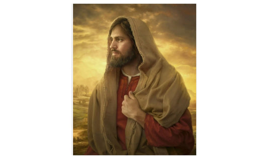 Jesus Christ Light the World Panel 36" David Textiles Cotton Fabric