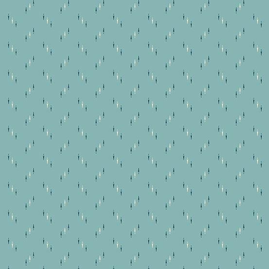 Jewelbox Arrowheads Sky Blue Candy Quilts Andover Fabrics Cotton Fabric AF-A-833-T