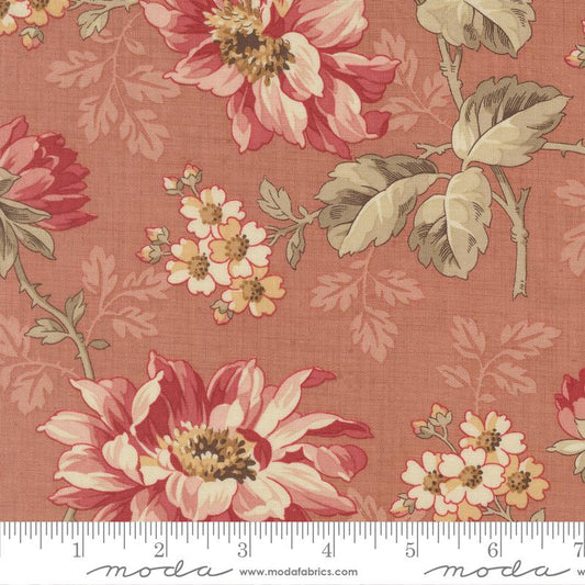 Joie De Vivre Angelique Florals Clay French General Moda Cotton Fabric MD-13980-15
