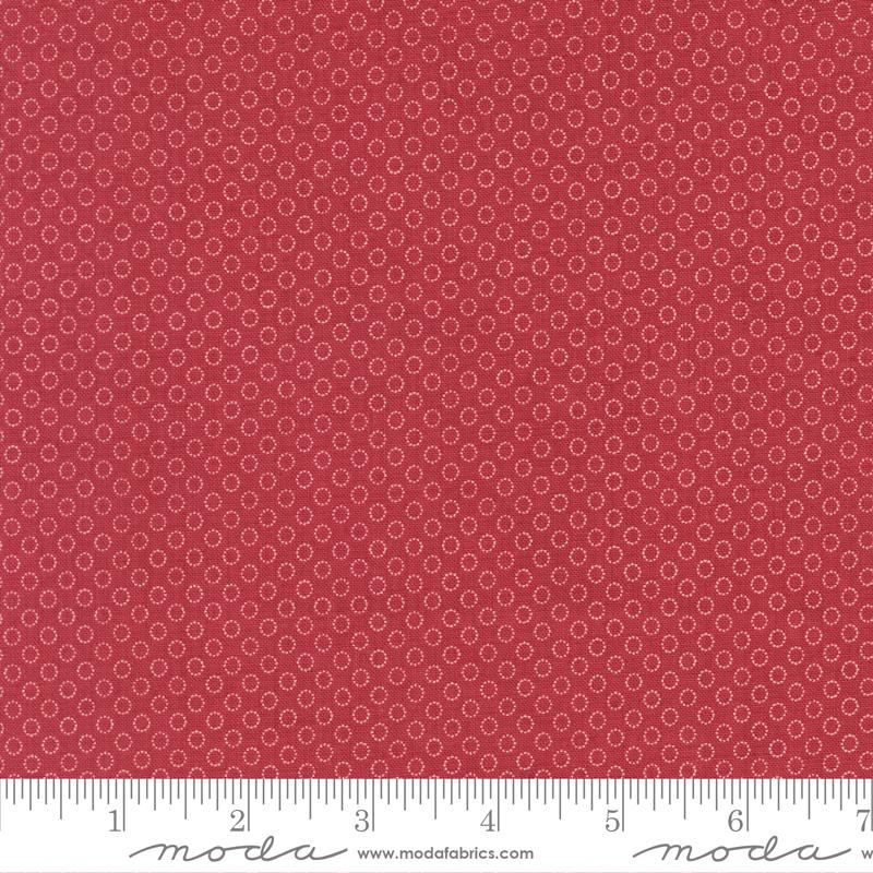 Joie De Vivre Button D' Or Rouge French General Moda Cotton Fabric MD-13987-13