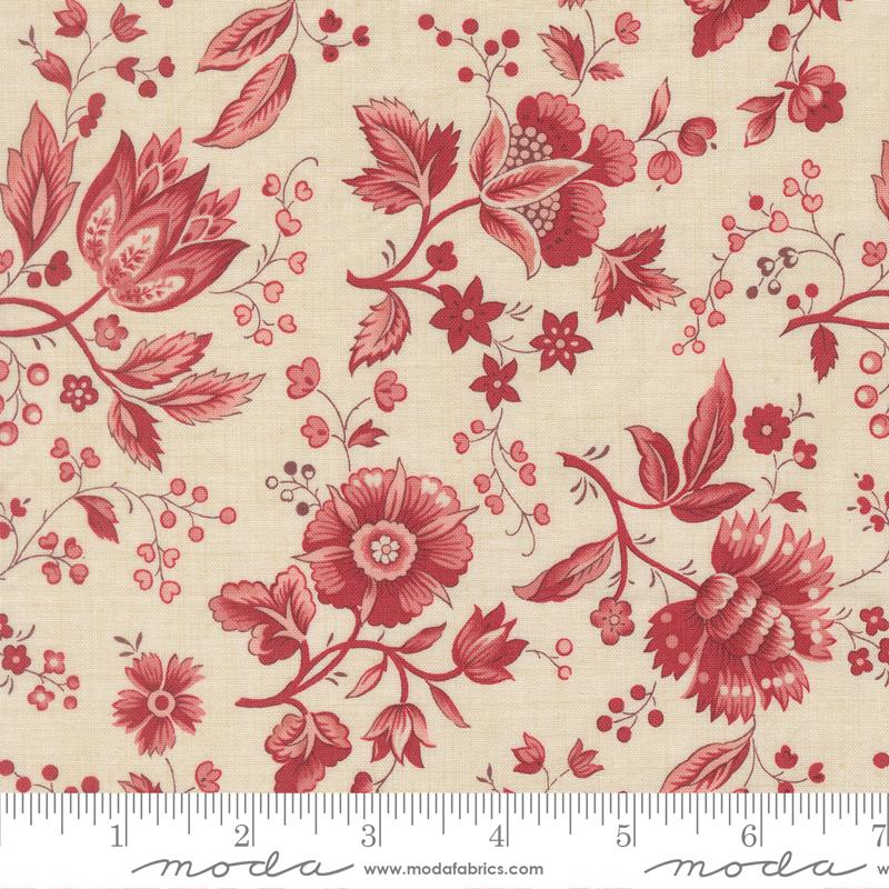 Joie De Vivre Rural Jardin Florals Pearl French General Moda Cotton Fabric MD-13982-11