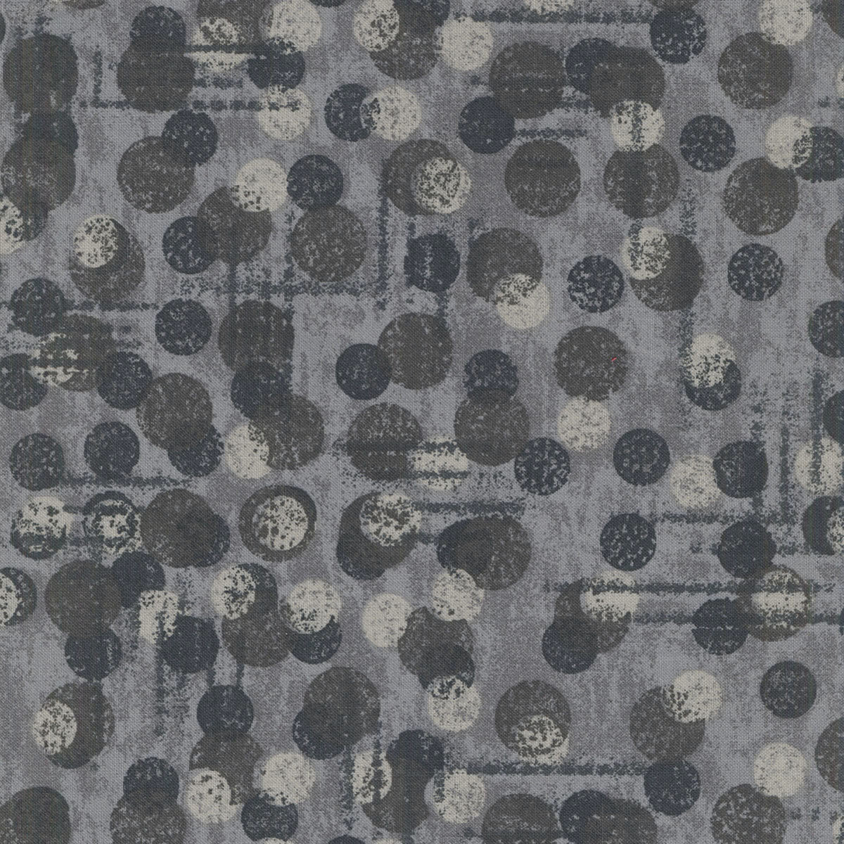 Jot Dot 108" Wide Backing Tonal Dot Texture Charcoal Grey and Black Blank Quilting Cotton Fabric