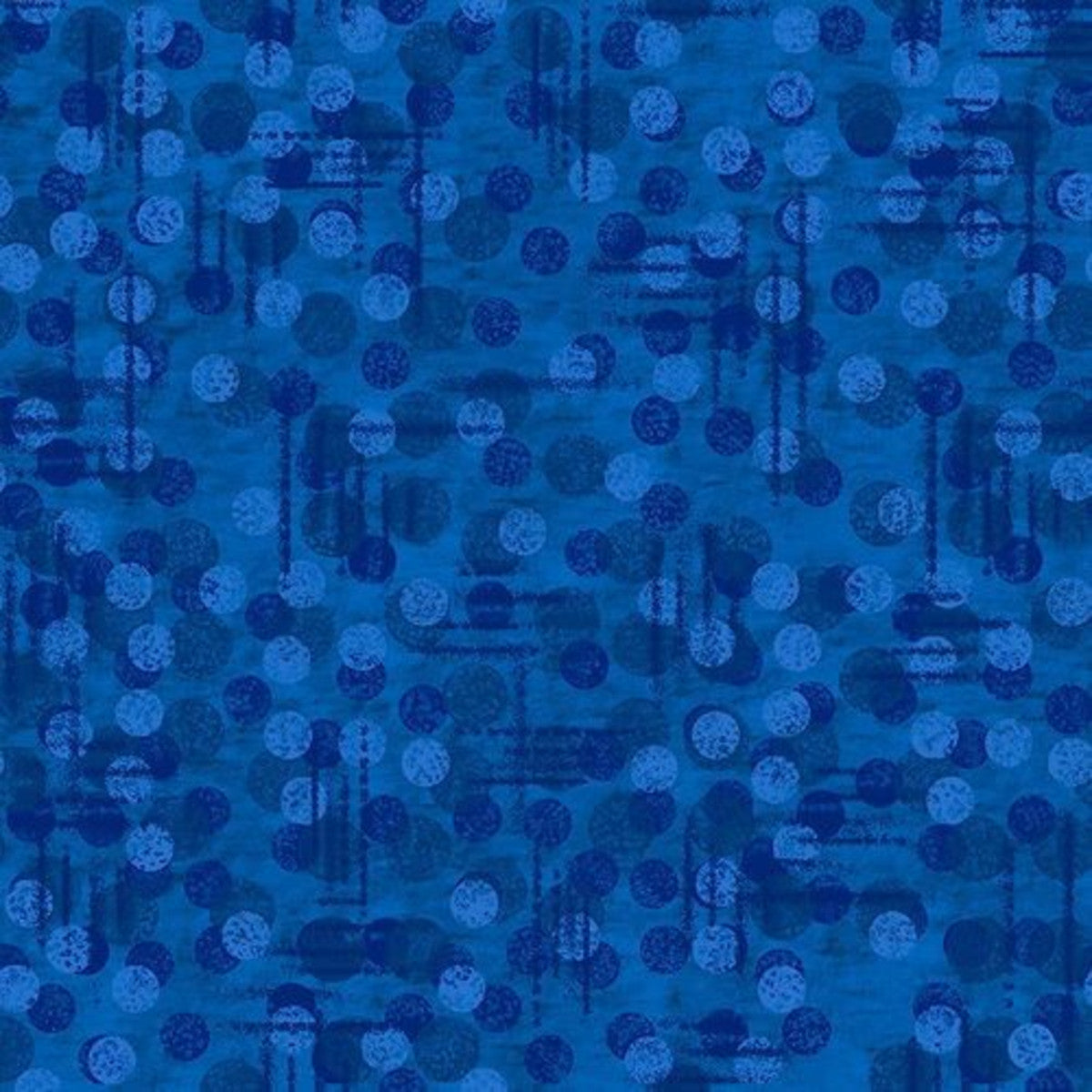 Jot Dot 108" Wide Backing Tonal Dot Texture Dark Blue Blank Quilting Cotton Fabric