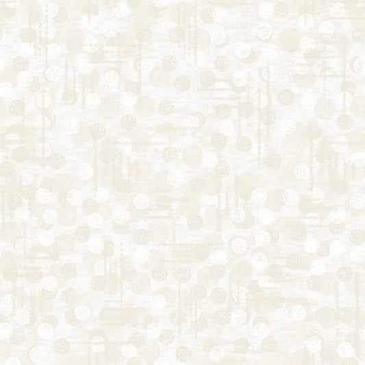 Jot Dot 108" Wide Backing Tonal Dot Texture Marshmallow Cream Blank Quilting Cotton Fabric