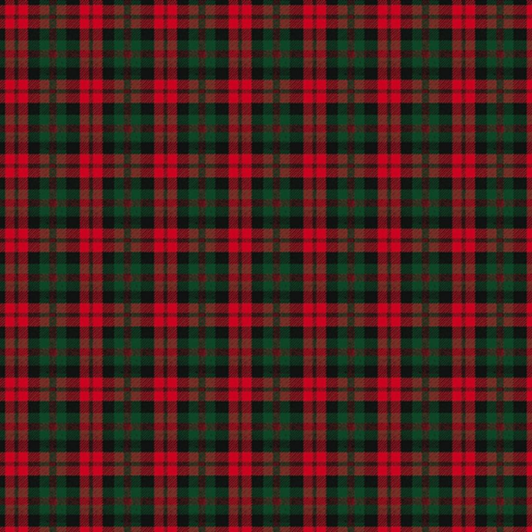 Joy of the Season Plaid Multi Red Green Molly B Benartex Cotton Fabric