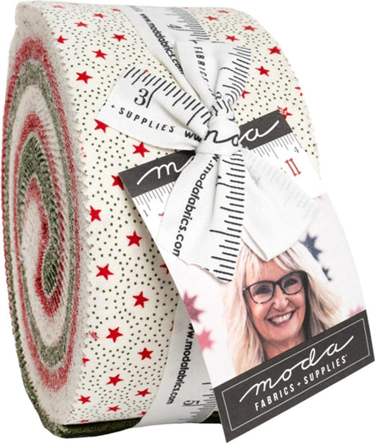 Joyful Gatherings II 2.5" Strips Jelly Roll 40 pcs Primitive Gatherings Moda Cotton Fabric MD-49330JR