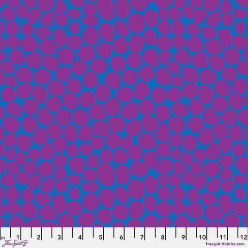 Jumble Purple Brandon Mably Classics Kaffe Fassett Collective Free Spirit Cotton Fabric FS-PWBM053.PURPL