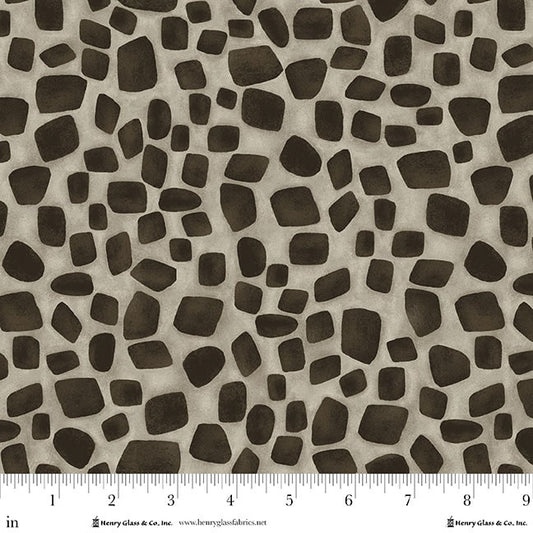 Jungle Romp Giraffe Skin Beige Betsey Cavallo Henry Glass Cotton Fabric HG-2102-49