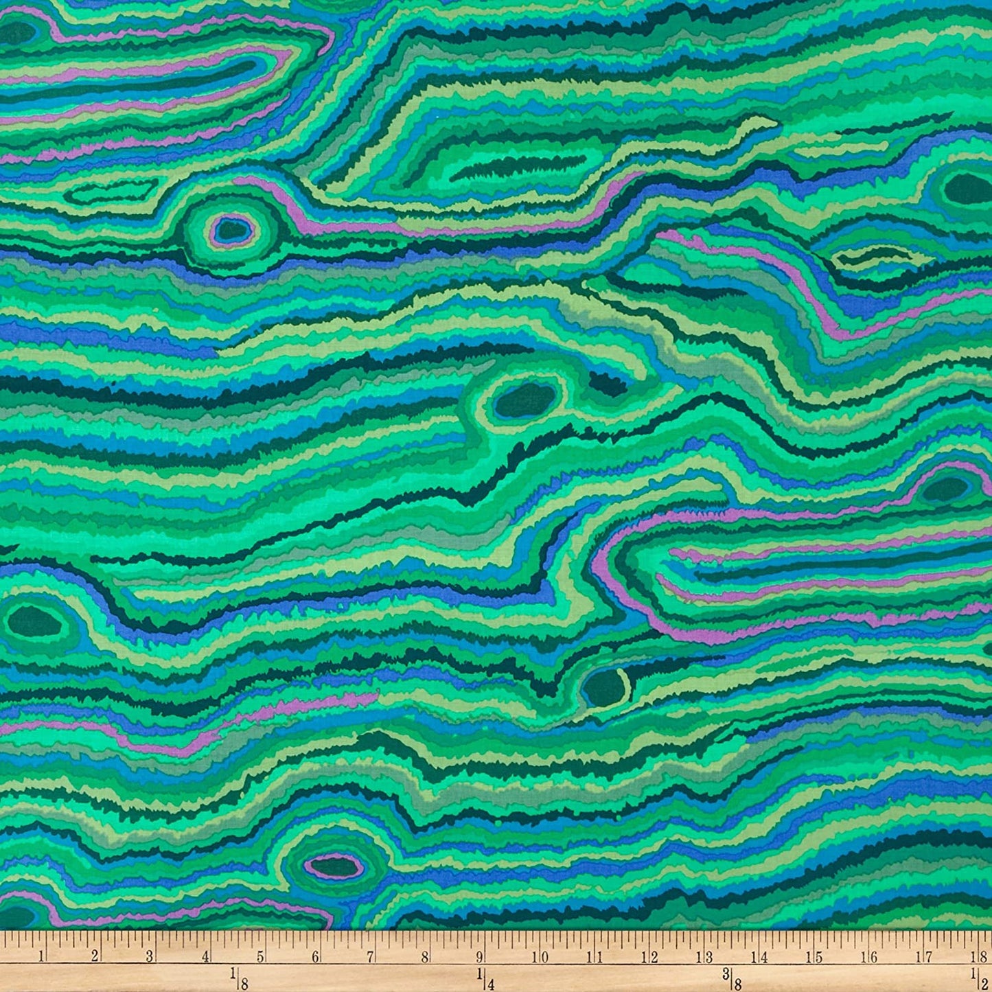 Jupiter Malachite Stash Kaffe Fassett Collective Free Spirit Cotton Fabric