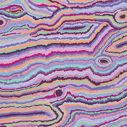 Juniper Purple Stash Kaffe Fassett Collective Free Spirit Cotton Fabric