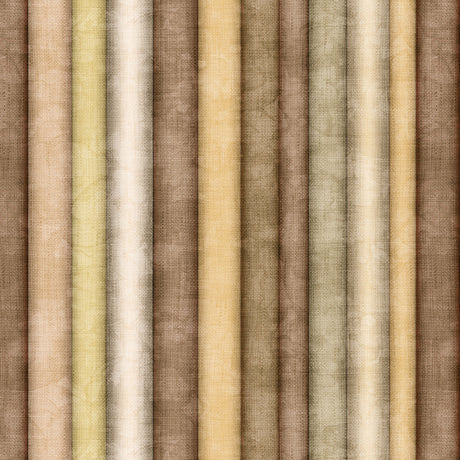 Just Sew Stripe Brown Dan Morris Quilting Treasures Cotton Fabric