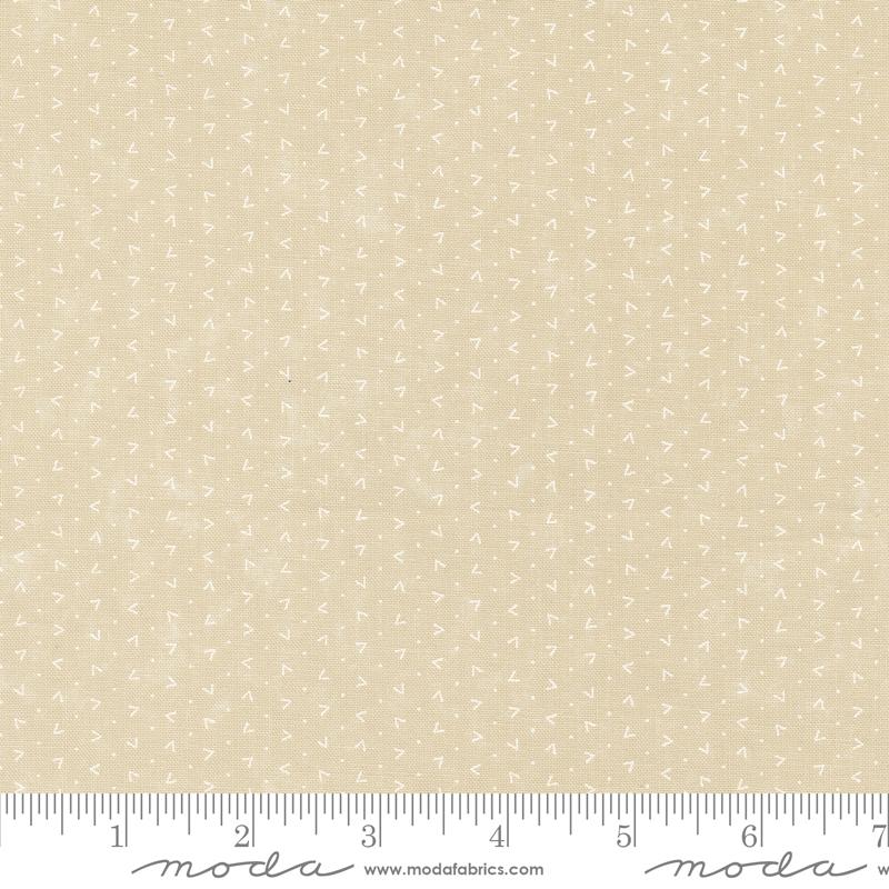 KT Favorites Backgrounds Bird Tracks Geo in Dandelion Beige designed by Kansas Troubles Quilters for Moda 44 inches wide 100% Cotton Quilting Fabric