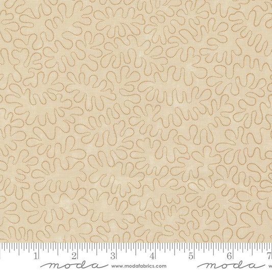 KT Favorites Backgrounds Blenders Meander Tonal in Dandelion Beige designed by Kansas Troubles Quilters for Moda 44 inches wide 100% Cotton Quilting Fabric