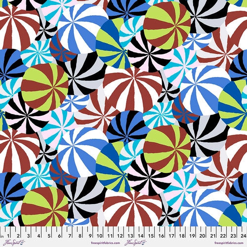 Beach Balls Contrast Kaffe 85 & Fabulous Kaffe Fassett Collective Free Spirit Cotton Fabric