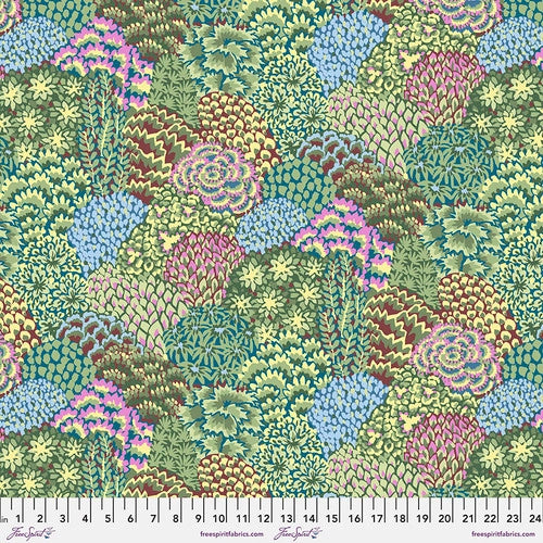 Large Oriental Trees Stone Kaffe 85 & Fabulous Kaffe Fassett Collective Free Spirit Cotton Fabric