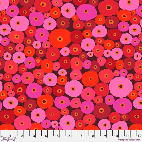 Spools Magenta Kaffe 85 & Fabulous Kaffe Fassett Collective Free Spirit Cotton Fabric