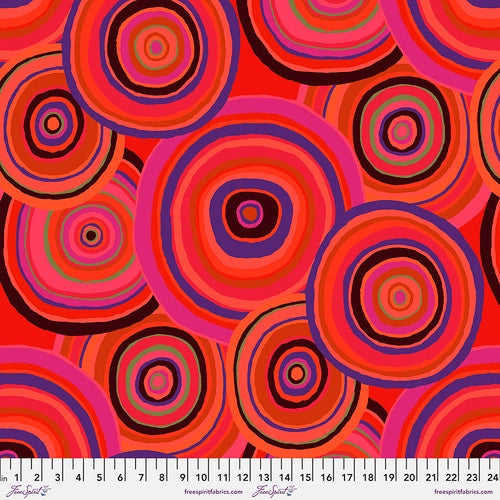 Targets Red Kaffe 85 & Fabulous Kaffe Fassett Free Spirit Cotton Fabric