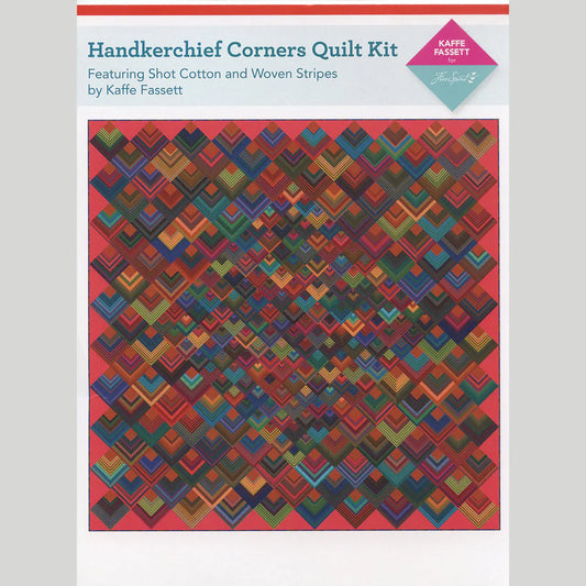 Kaffe Fassett Shot Cotton and Stripes Handkerchief Quilt Kit Free Spirit FS-KIT2QTKF.HANDKERCHIEF