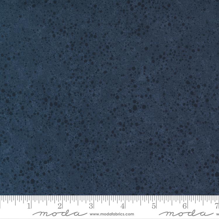 Kansas Troubles 108" Wideback Splatter Texture Navy Kansas Troubles Quilters Moda Cotton Fabric MD-11167-24