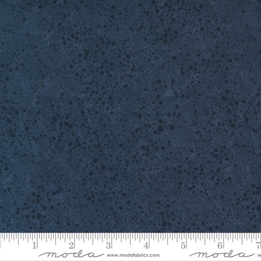 Kansas Troubles 108" Wideback Splatter Texture Navy Kansas Troubles Quilters Moda Cotton Fabric MD-11167-24