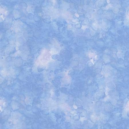 Sky Blue Solid-ish Blender Kimberly Einmo  Cotton Fabric