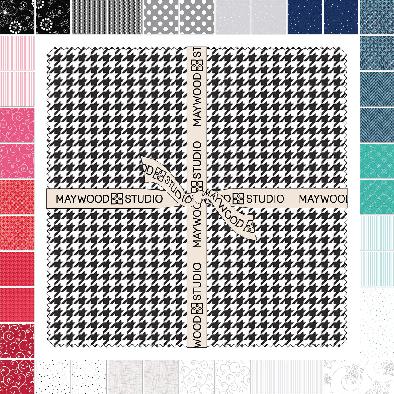 Kimberbell Basics Kim's Picks Winter 10" Squares Kimberbell Maywood Studio Cotton Fabric