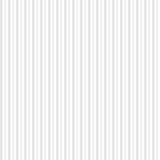 Kimberbell Basics Awning Stripe Grey White Kim Christopherson Maywood Studio Cotton Fabric MS-8249-K