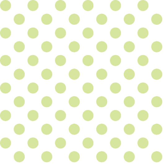 Kimberbell Basics Dots Pale Green White Kim Christopherson Maywood Studio Cotton Fabric MS-8216-G2