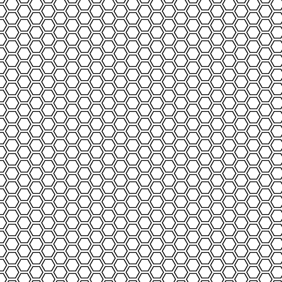 Kimberbell Basics Honeycomb Black White Kim Christopherson Maywood Studio Cotton Fabric MS-8256-J