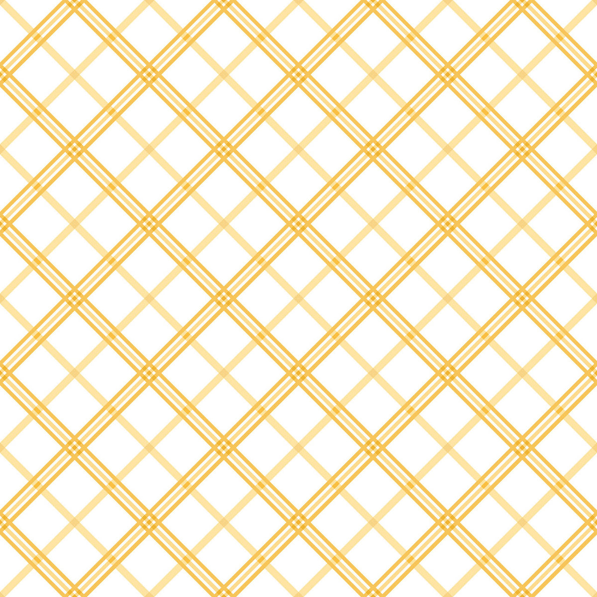 Kimberbell Basics Plaid Yellow White Kim Christopherson Maywood Studio Cotton Fabric MS-8262-S