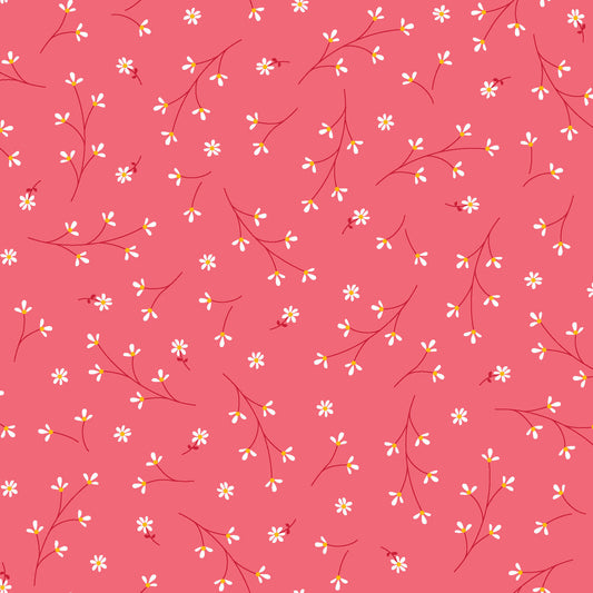 Kimberbell Basics Pretty Petals Pink Kim Christopherson Maywood Studio Cotton Fabric MS-8260-P