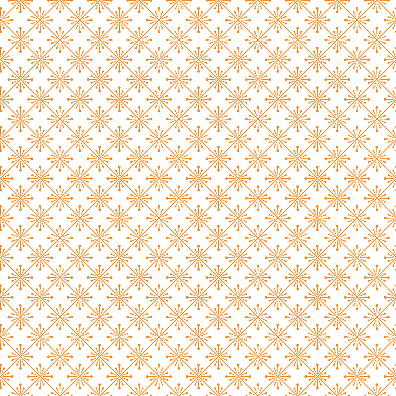 Kimberbell Basics Sparkle Orange White Kim Christopherson Maywood Studio Cotton Fabric MS-8257-K