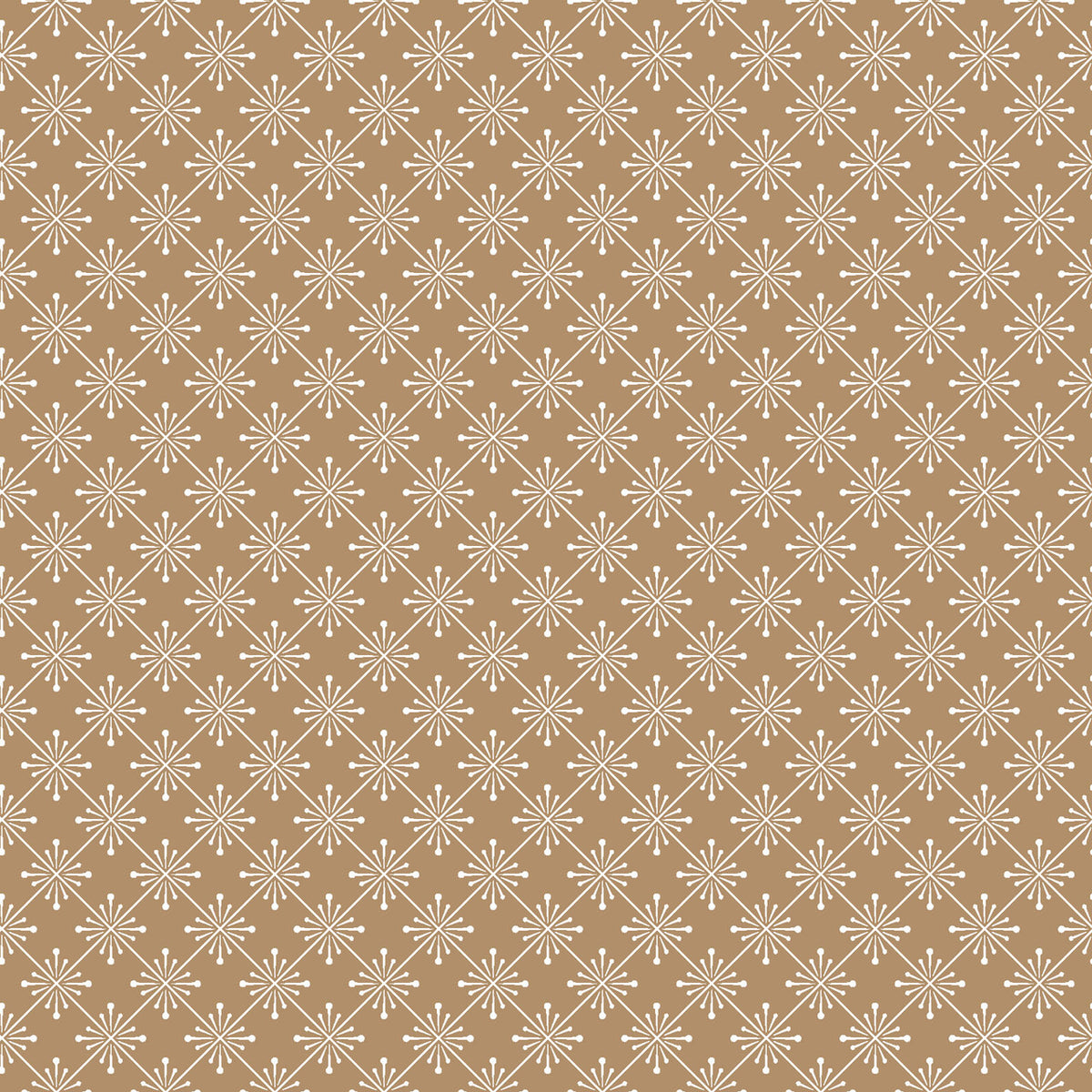 Kimberbell Basics Sparkle White Caramel Brown Kim Christopherson Maywood Studio Cotton Fabric MS-8257-T