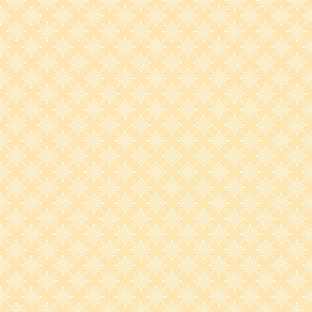 Kimberbell Basics Sparkle White Yellow Kim Christopherson Maywood Studio Cotton Fabric MS-8257-S
