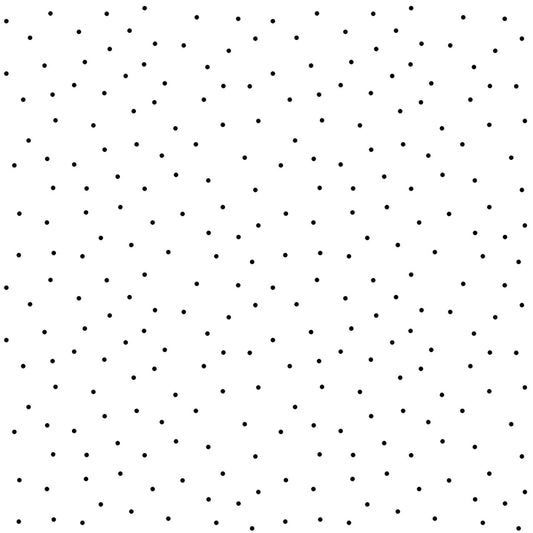 Kimberbell Basics Tiny Dots Black White Kim Christopherson Maywood Studio Cotton Fabric MS-8210-W