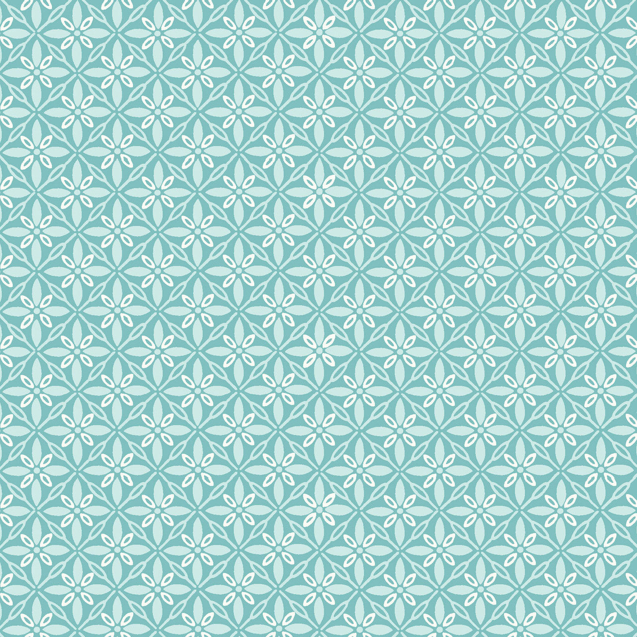 Kimberbell Basics Tufted Aqua Kim Christopherson Maywood Studio Cotton Fabric MS-9396-Q
