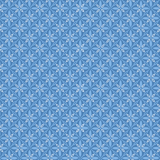 Kimberbell Basics Tufted Blue Kim Christopherson Maywood Studio Cotton Fabric MS-9396-Q