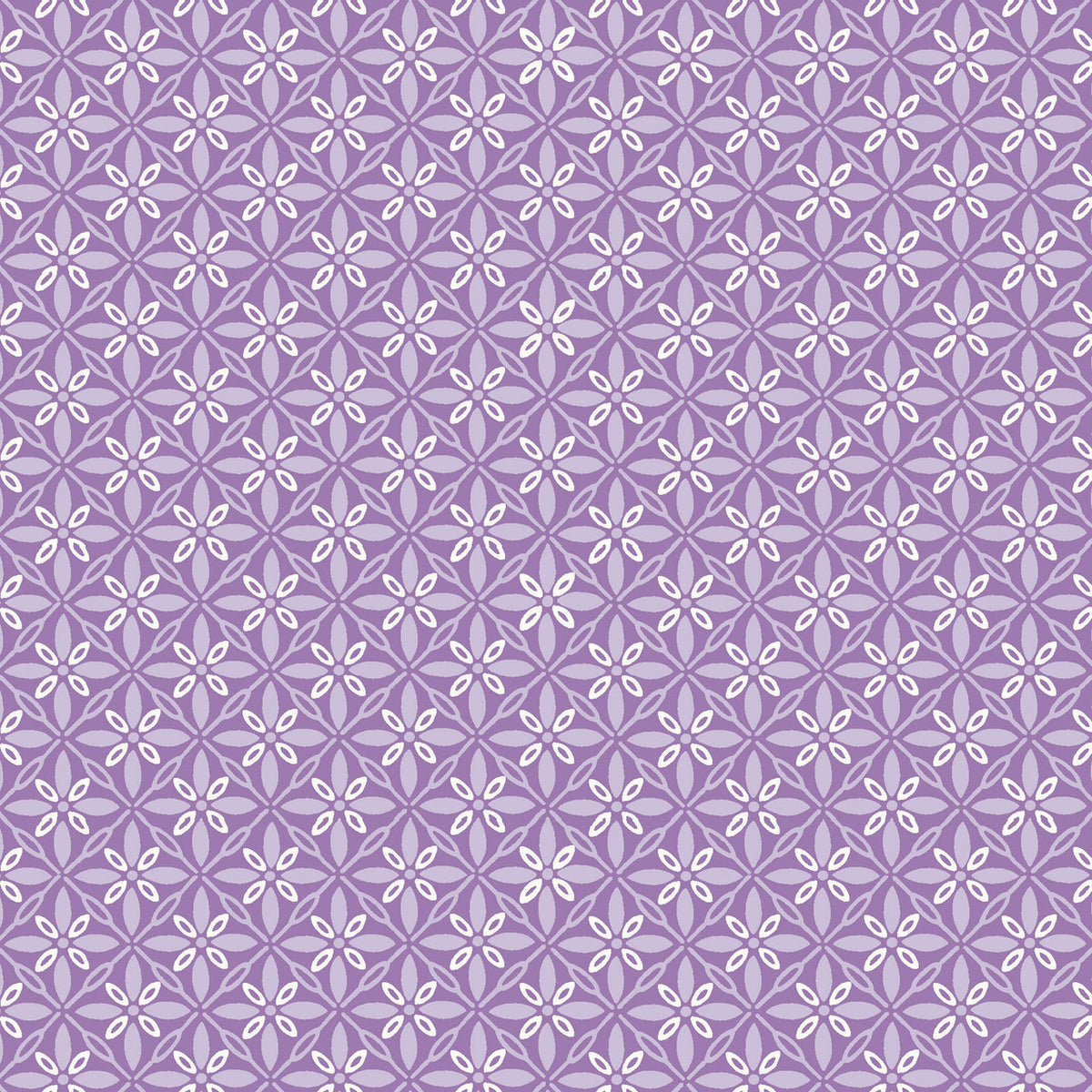 Kimberbell Basics Tufted Violet Purple Kim Christopherson Maywood Studio Cotton Fabric MS-9396-V