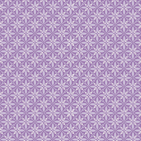 Kimberbell Basics Tufted Violet Purple Kim Christopherson Maywood Studio Cotton Fabric MS-9396-V